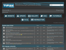 Tablet Screenshot of forum.tvpaint.com